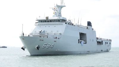 Mudik Gratis Babel Pakai Kapal Perang TNI AL